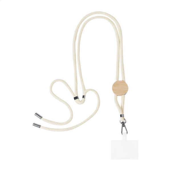 Cohol Neck smycz / etui na telefon - naturalny (A)