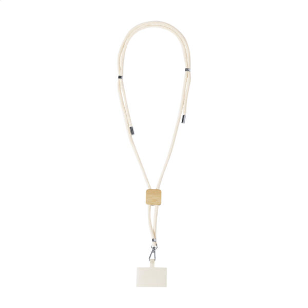 Cohol Neck smycz / etui na telefon - naturalny (C)