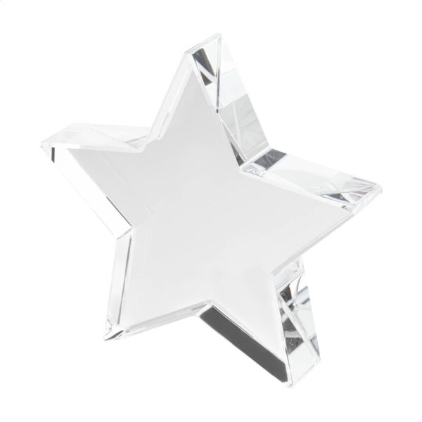 Crystar trofeum gwiazda - transparentny