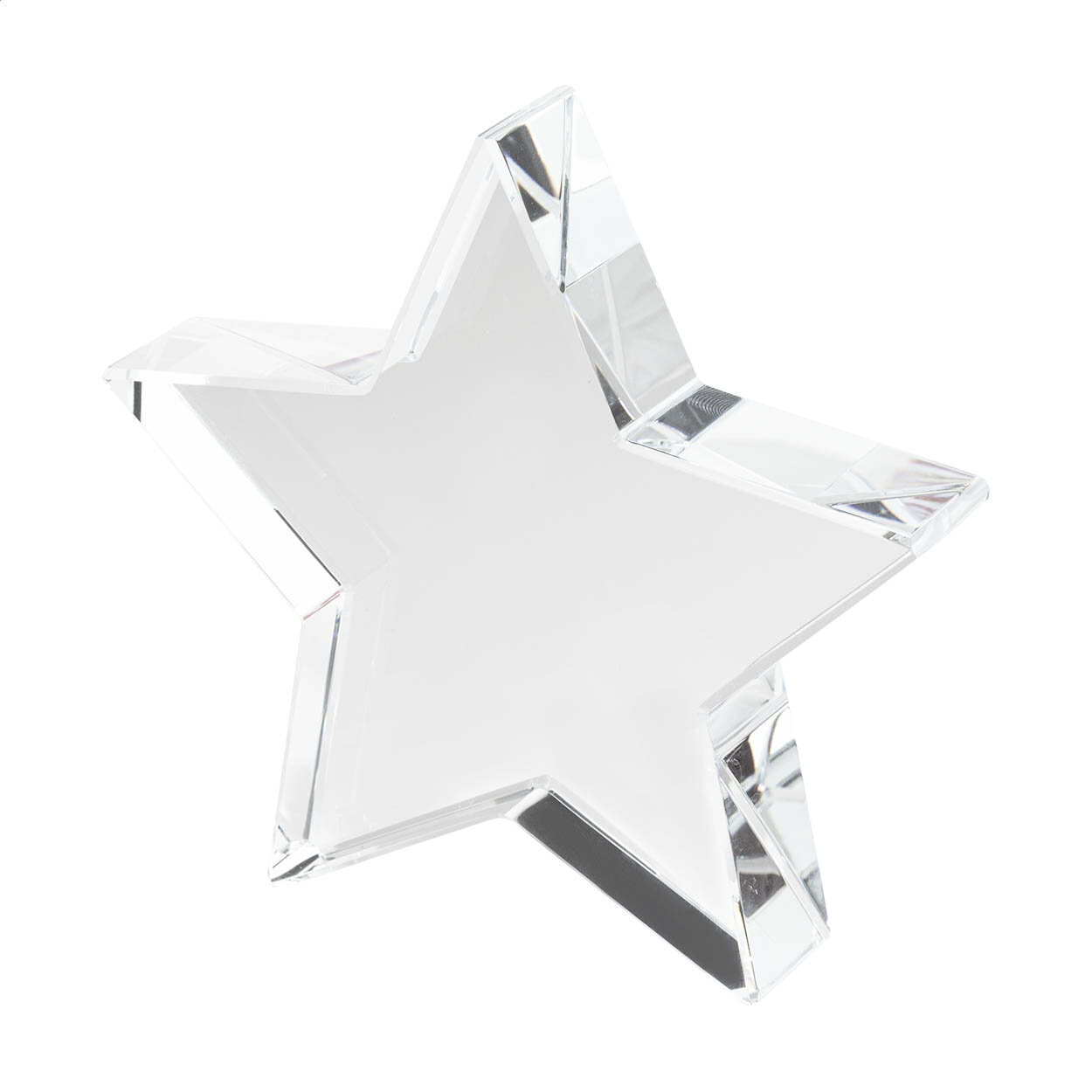 Crystar trofeum gwiazda - transparentny