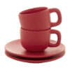 Caturra zestaw filiżanek do espresso - czerwony Caturra zestaw filiżanek do espresso - czerwony