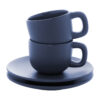 Caturra zestaw filiżanek do espresso - ciemno niebieski Caturra zestaw filiżanek do espresso - ciemno niebieski