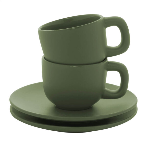 Caturra zestaw filiżanek do espresso - zielony Caturra zestaw filiżanek do espresso - zielony