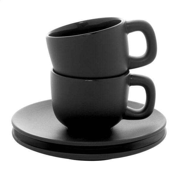 Caturra zestaw filiżanek do espresso - czarny Caturra zestaw filiżanek do espresso - czarny