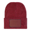Patchie czapka zimowa RPET - burgund / AP800824-08 Patchie czapka zimowa RPET - burgund / AP800824-08