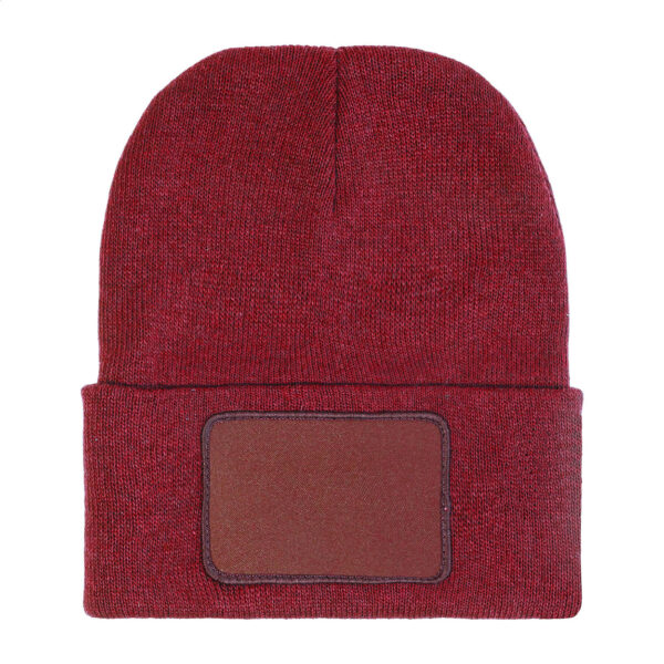 Patchie czapka zimowa RPET - burgund / AP800824-08 Patchie czapka zimowa RPET - burgund / AP800824-08