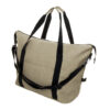 Rebyss Travel torba podróżna z płótno z recyklingu - beżowy / AP808142-00