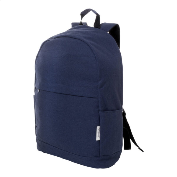 Rebyss Back plecak z płótno z recyklingu - ciemno niebieski / AP808145-06A Rebyss Back plecak z płótno z recyklingu - ciemno niebieski / AP808145-06A
