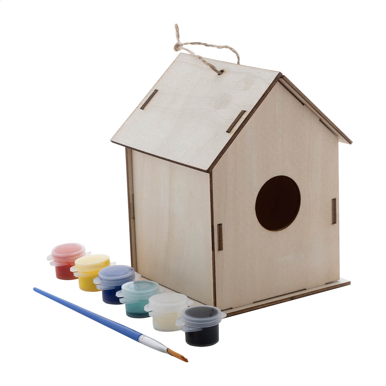 Titmice Domek dla ptaków DIY - naturalny / AP808157