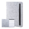 Refelt Meet A5 Teczka na dokumenty z filcu RPET - szary / AP808273-77