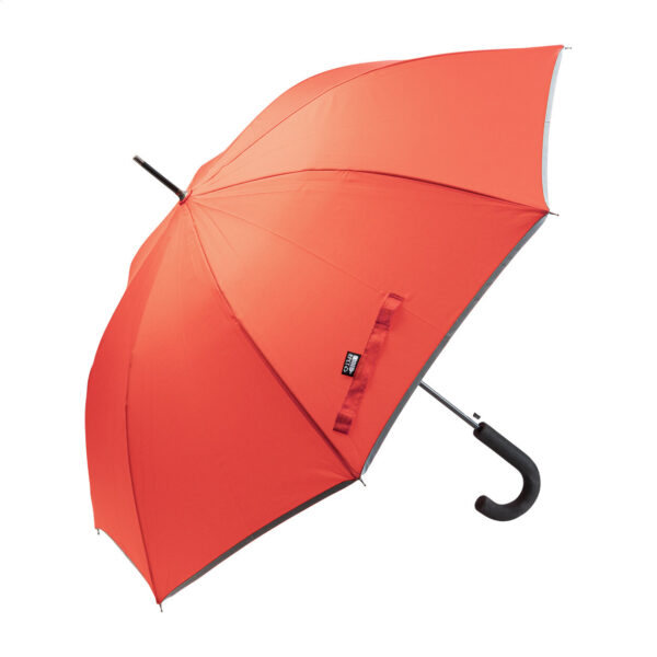 Thunder Max odblaskowy parasol RPET - czerwony / AP808288-05