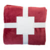 Vantaa koc flanelowy RPET - burgund / AP861010-08