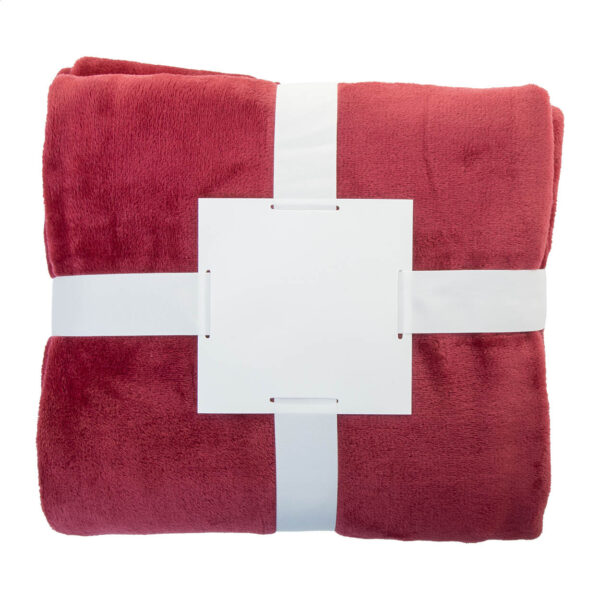 Vantaa koc flanelowy RPET - burgund / AP861010-08