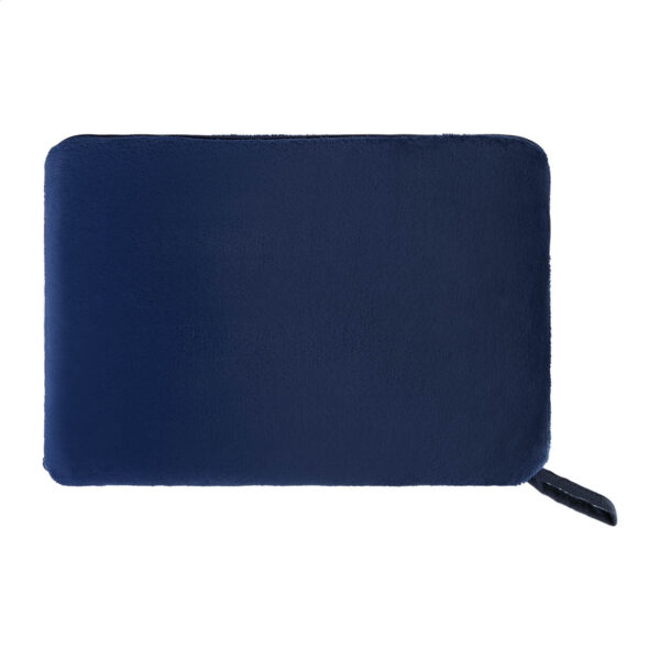 Napwrap podróżny koc i poduszka 2 w 1 - ciemno niebieski / AP861016-06A