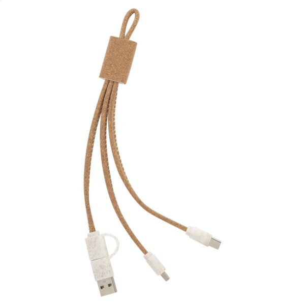 Koruku kabel USB do ładowania - naturalny / AP864019 Koruku kabel USB do ładowania - naturalny / AP864019