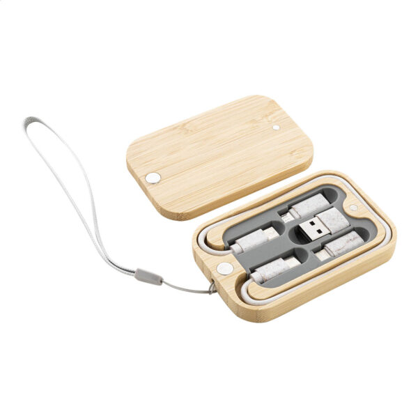 Cabsly zestaw kabli USB do ładowania - naturalny / AP864061