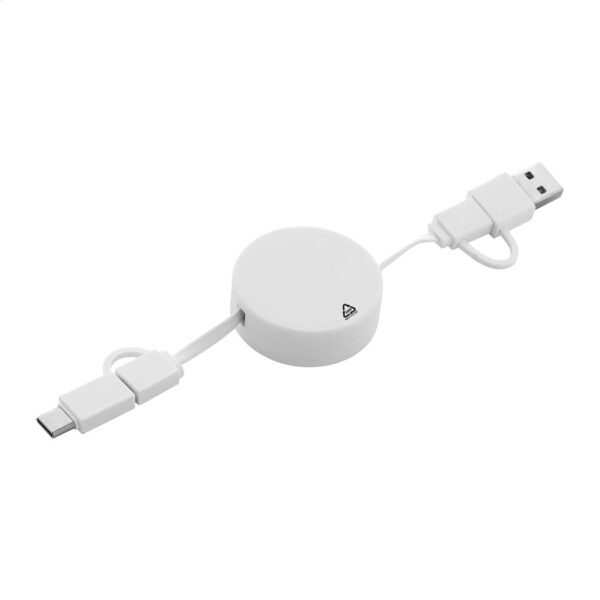 Rascop kabel USB do ładowania RABS - biały / AP864080-01