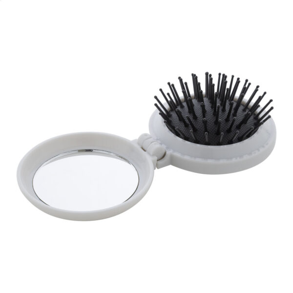 Rabrush lustro z szczotką do włosów RABS - biały / AP874033-01