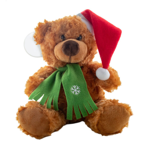 Ursus pluszowy miś - brązowy / czerwony / AP899008