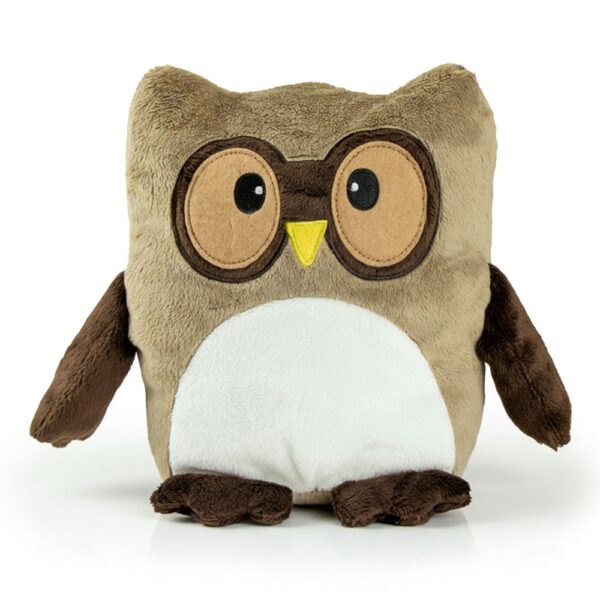 Pluszowa poduszka, sowa | Professowl - jasnobrązowy Pluszowa poduszka, sowa | Professowl - jasnobrązowy