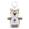 Pluszowy wilk, brelok | Wolfie - szary