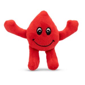 Pluszowa kropla | Vaiva - czerwony Pluszowa kropla | Vaiva - czerwony