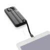 Power bank 10000 mAh ze zintegrowanymi kablami Turbopack