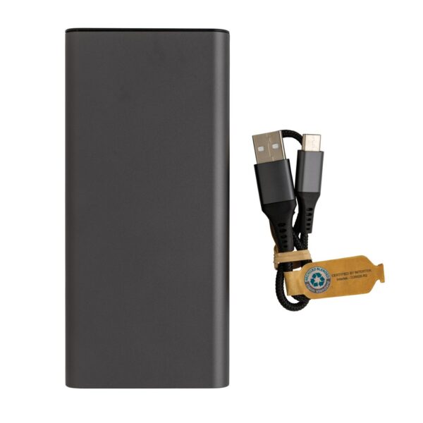 Power bank 20000 mAh Terra, aluminium z recyklingu
