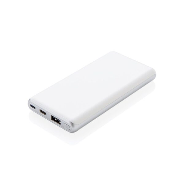 Ultra szybki power bank 10000 mAh z PD - biały