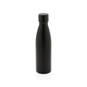 Butelka termiczna 500 ml, stal nierdzewna z recyklingu - czarny Butelka termiczna 500 ml, stal nierdzewna z recyklingu - czarny