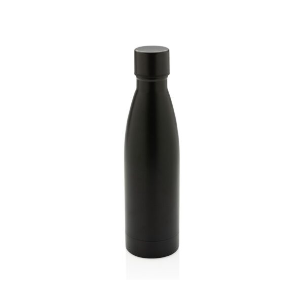 Butelka termiczna 500 ml, stal nierdzewna z recyklingu - czarny