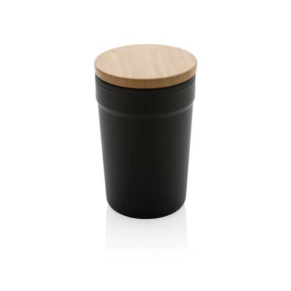 Kubek podróżny 300 ml z PP z recyklingu - czarny