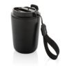 Kubek termiczny 380 ml Cuppa, stal nierdzewna z recyklingu - czarny