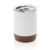 Kubek termiczny 180 ml, stal nierdzewna z recyklingu - biały