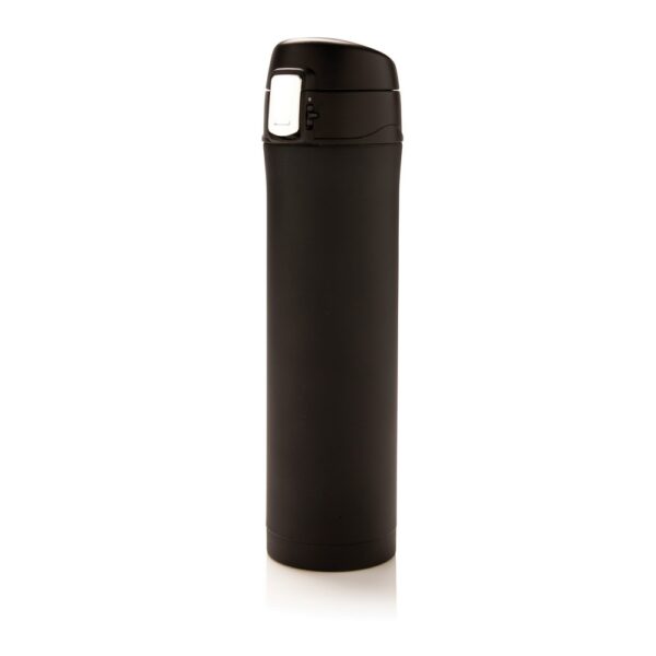 Kubek termiczny 450 ml, stal nierdzewna z recyklingu - czarny