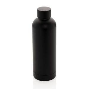 Butelka termiczna 500 ml, stal nierdzewna z recyklingu - czarny