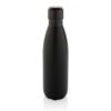 Butelka sportowa 500 ml Eureka, stal nierdzewna z recyklingu - czarny Butelka sportowa 500 ml Eureka, stal nierdzewna z recyklingu - czarny