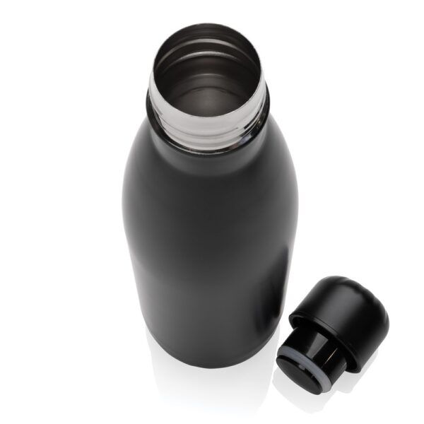 Butelka sportowa 500 ml Eureka, stal nierdzewna z recyklingu Butelka sportowa 500 ml Eureka, stal nierdzewna z recyklingu