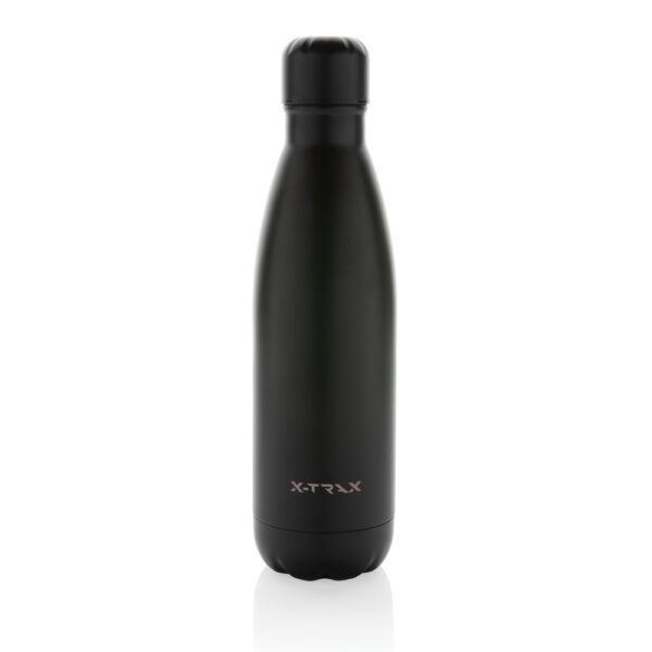 Butelka sportowa 500 ml Eureka, stal nierdzewna z recyklingu Butelka sportowa 500 ml Eureka, stal nierdzewna z recyklingu
