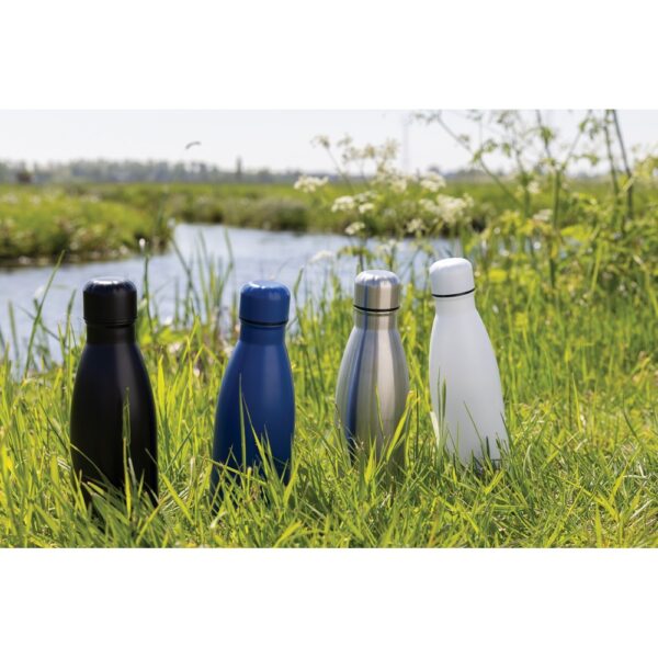 Butelka sportowa 500 ml Eureka, stal nierdzewna z recyklingu Butelka sportowa 500 ml Eureka, stal nierdzewna z recyklingu