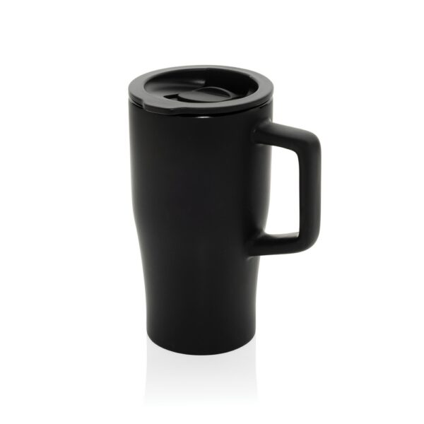 Ceramiczny kubek podrożny 490 ml - czarny