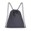 Worek ze sznurkiem AWARE™, dżins z recyklingu - niebieski Worek ze sznurkiem AWARE™, dżins z recyklingu - niebieski