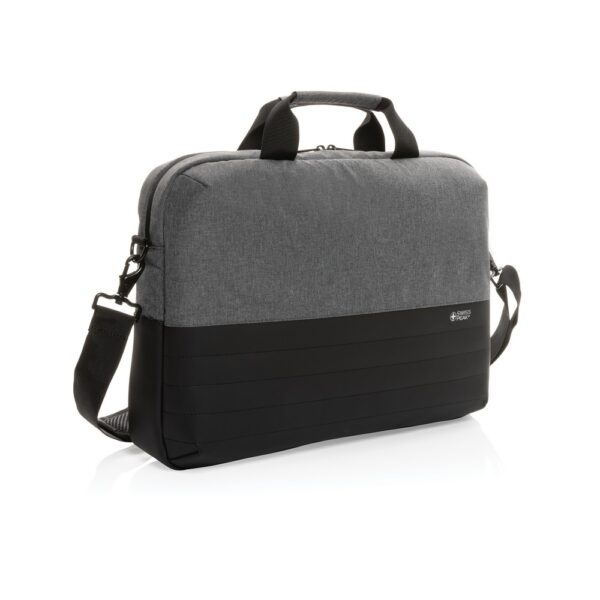 Torba na laptopa 15,6" Swiss Peak AWARE™, ochrona RFID - szary