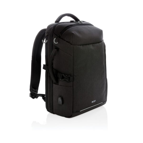 Torba sportowa, podróżna Swiss Peak AWARE™ RPET - czarny