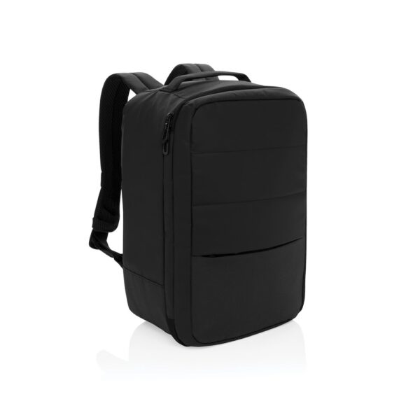 Plecak na laptopa 15" Armond AWARE™ RPET - czarny Plecak na laptopa 15" Armond AWARE™ RPET - czarny