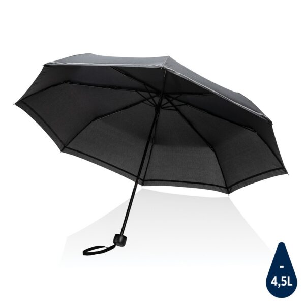 Mały parasol 20.5" AWARE™ RPET - czarny