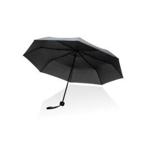 Mały parasol manualny 21" AWARE RPET - czarny Mały parasol manualny 21" AWARE RPET - czarny