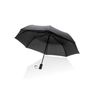 Mały parasol automatyczny 21" AWARE™ RPET - czarny Mały parasol automatyczny 21" AWARE™ RPET - czarny