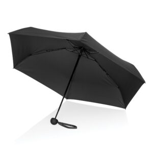 Parasol manualny 19,5" Aware™ RPET - czarny Parasol manualny 19,5" Aware™ RPET - czarny