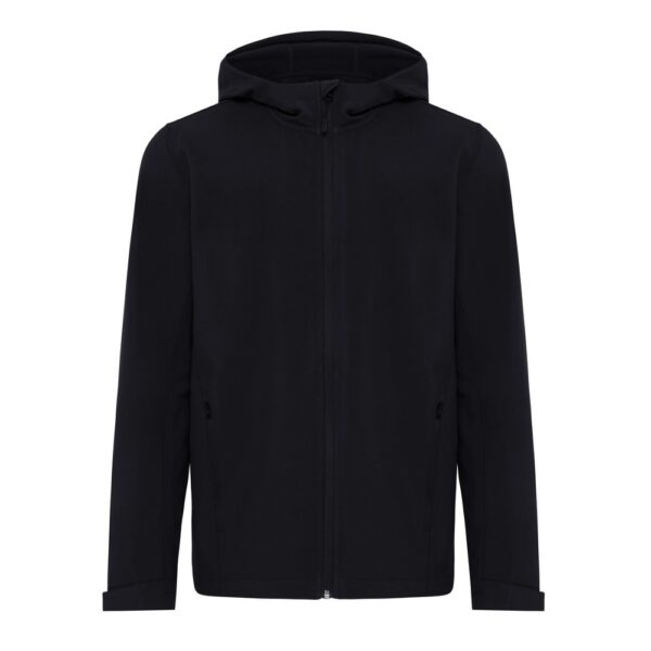 Męska kurtka softshell Iqoniq Makalu AWARE™ - czarny, 4XL